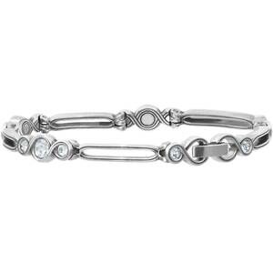 NEW BRIGHTON women's infinity sparkle bracelet in silver
